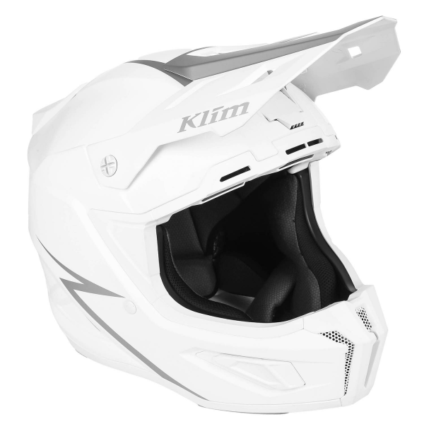 Casca Snowmobil Klim T1 Freeride ECE Solid Matte White, 5, nordicamoto.ro