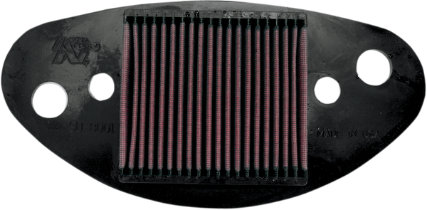 High-flow Air Filter Black, Red, 1, nordicamoto.ro