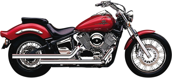 Dragster Exhaust System Chrome, 1, nordicamoto.ro