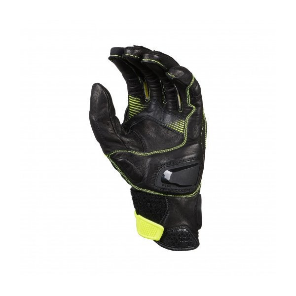 Manusi de piele vara MACNA OZONE Negru/Rosu fluo XXL, 8, nordicamoto.ro