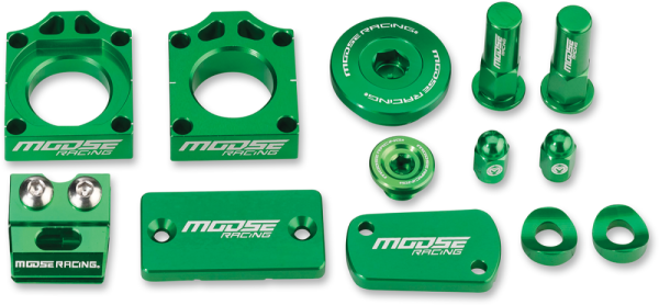 Bling Pack Kit Green, Anodized, 1, nordicamoto.ro