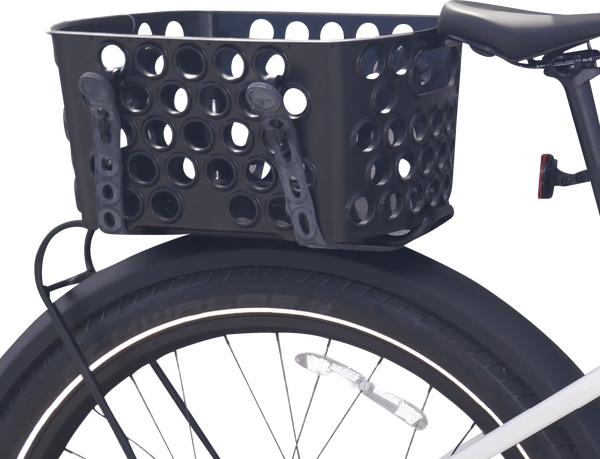 Dairyman Universal Rear Bicycle Basket Black, 2, nordicamoto.ro