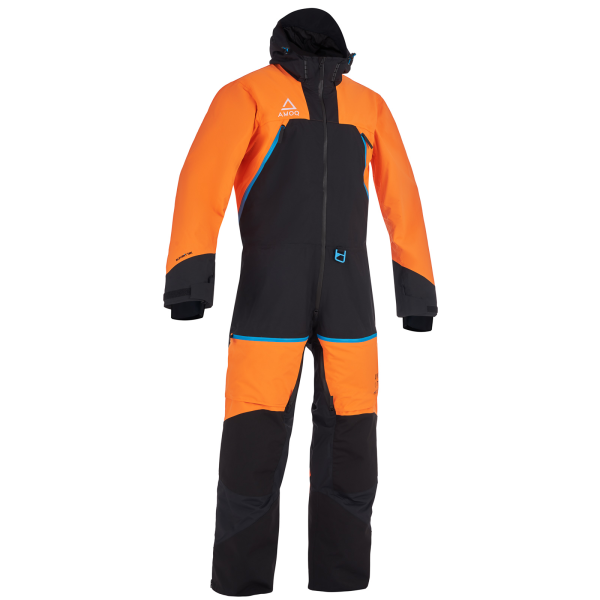 AMOQ Eclipse V3 Monosuit Orange/Black/Turquoise XS, 1, nordicamoto.ro