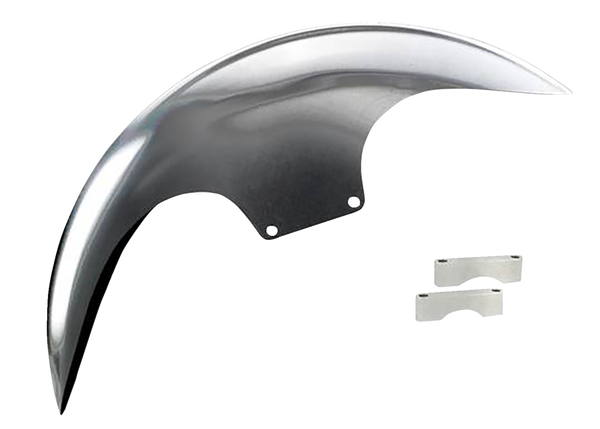 Cafe Front Fender For 21(r) Wheel Silver, 3, nordicamoto.ro