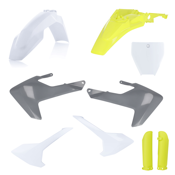 Acerbis Husqvarna TC 65 17–23' teljes műanyag készlet, fehér, 6, nordicamoto.ro