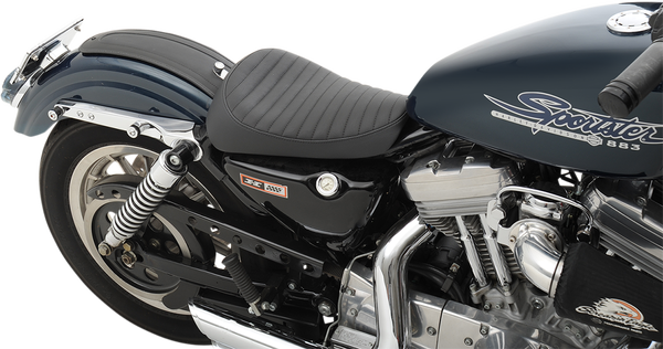 Front Solo Vinyl Seat Black, 1, nordicamoto.ro