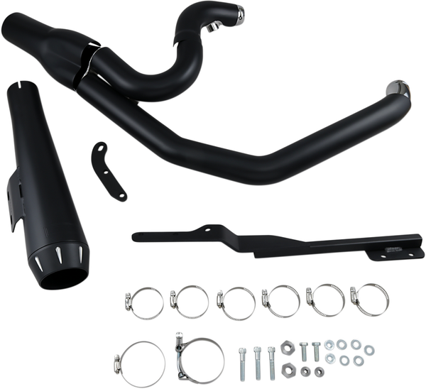 Road Rage 2:1 Exhaust System Black, 1, nordicamoto.ro