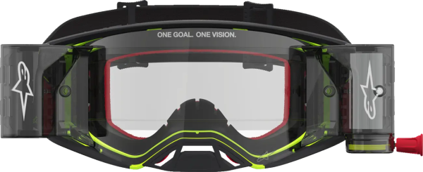 Alpinestars Supertech Roll-Off védőszemüveg – Fekete/Fluo sárga/Átlátszó lencse, 4, nordicamoto.ro