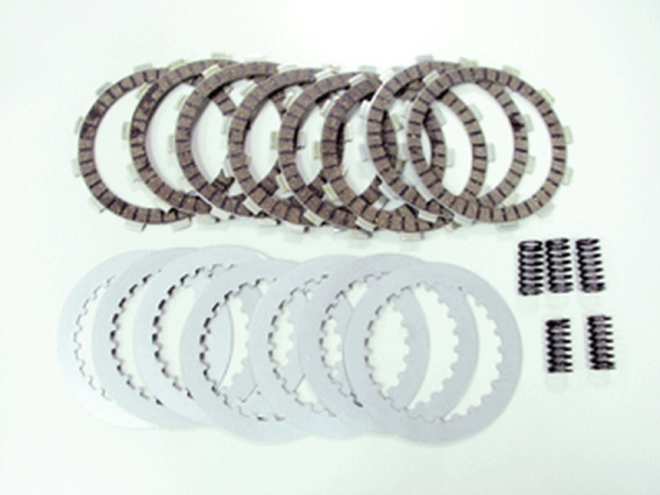 KUPPLUNGLEMEZEK, TÁVOLSÁGTARTÓK ÉS RUGÓ (KÉSZLET) A HONDA CRF 250R 04–07 Psyhic modellhez, 1, nordicamoto.ro