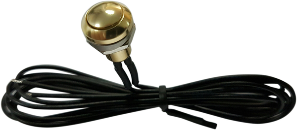 Mini Push-button Switch Gold, 1, nordicamoto.ro
