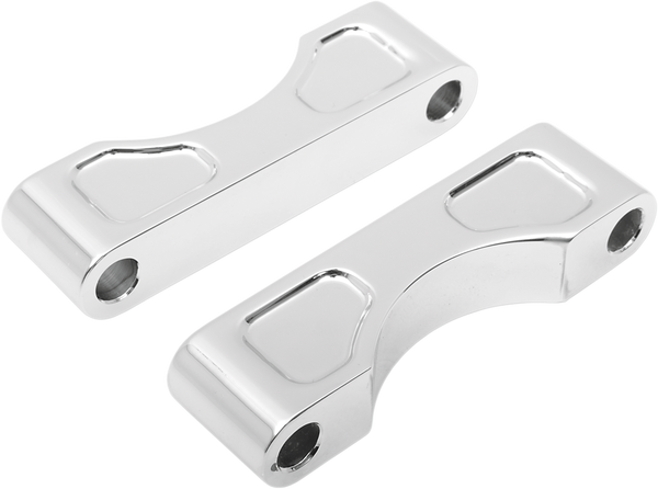 Tire Hugger Front Fender Mounting Block Chrome, 2, nordicamoto.ro