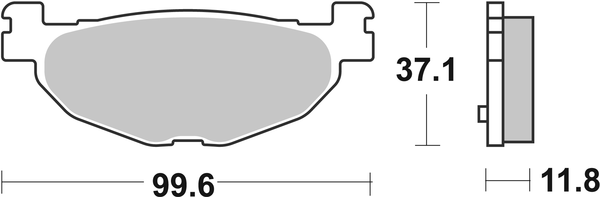Ct Scooter Carbon Tech Organic Brake Pads, 2, nordicamoto.ro