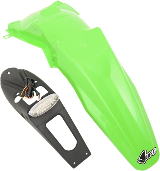 Enduro hátsó sárvédő, zöld, 1, nordicamoto.ro