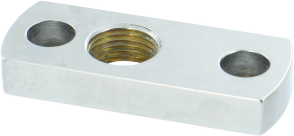 Female Thread 3/8(r) Npt Adapter Plate Chrome, 1, nordicamoto.ro