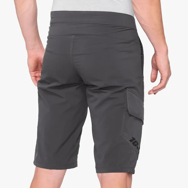 Pantaloni scurti MTB 100% Ridecamp Charcoal 34, 2, nordicamoto.ro