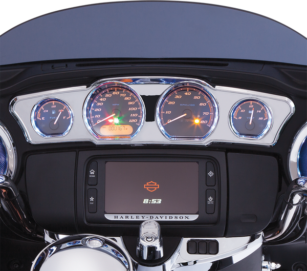Shock & Awe® Multi-colored Led Dash Accent Chrome, 3, nordicamoto.ro