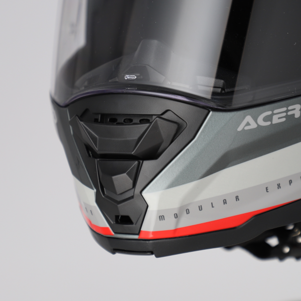 Acerbis Rider Graphic felhajtható sisak, szürke/piros, M-es méret, 7, nordicamoto.ro