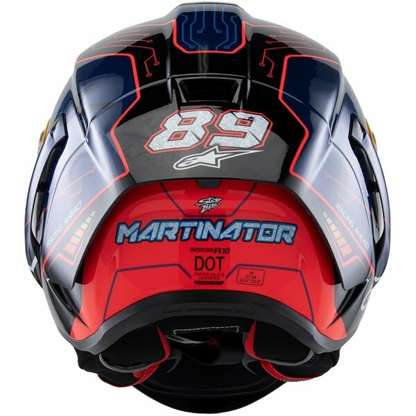 ALPINESTARS SUPERTECH R10 LE MARTINATOR R01 REPLICA teljes arcú sport sisak, 7, nordicamoto.ro