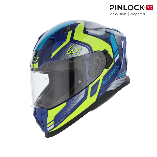 Acerbis X-Way Graphic kék/sárga sisak, XL, 10, nordicamoto.ro