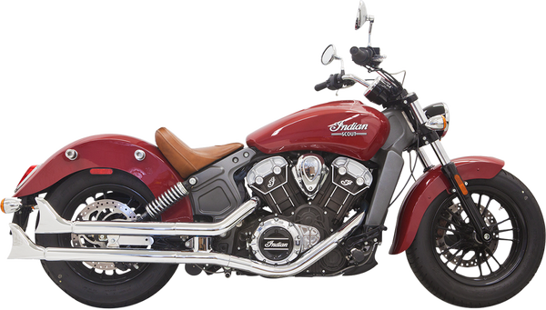 Fishtail Slip-on Mufflers Chrome, 1, nordicamoto.ro