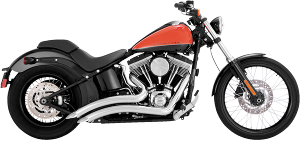 Big Radius Exhaust System Chrome, 1, nordicamoto.ro