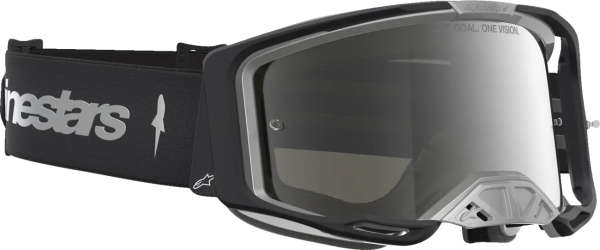 Alpinestars Vision 8 borostyánszínű, fekete/ezüst/átlátszó lencsés síszemüveg, 3, nordicamoto.ro
