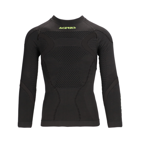 Acerbis X-Body Winter 2.0 műszaki póló, fekete/sárga, XXL, 4, nordicamoto.ro
