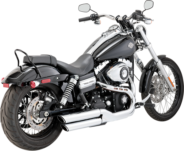 3(r) Round Twin Slash Slip-on Mufflers Black, 1, nordicamoto.ro