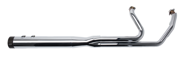 2 Into 1 Sidewinder® Complete Exhaust System Chrome, 2, nordicamoto.ro