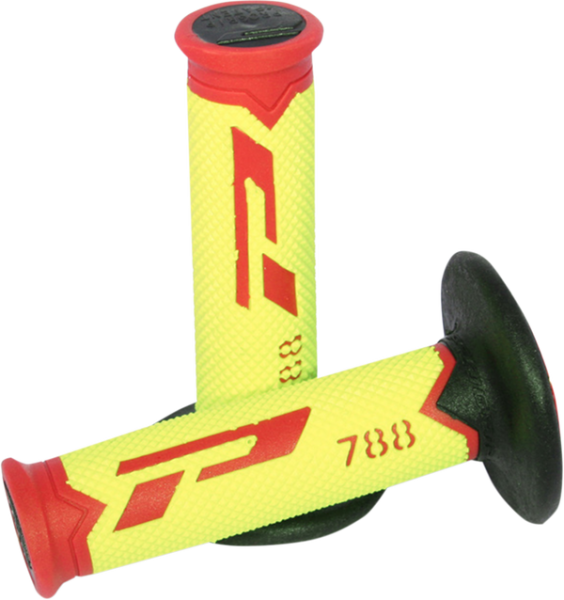Cross Triple Density 788 Grips Black, Red, Yellow, 1, nordicamoto.ro