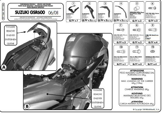 Kappa főváz a SUZUKI GSR 600 '06–'11-es modelljeihez, 1, nordicamoto.ro