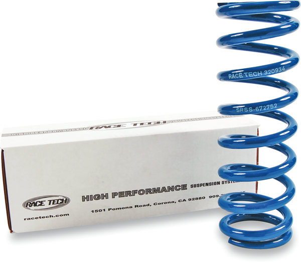 Front/rear Shock Springs Blue, Shot Peened, 1, nordicamoto.ro