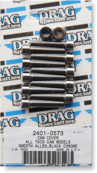 Socket-head Bolt Set Black Chrome, 1, nordicamoto.ro