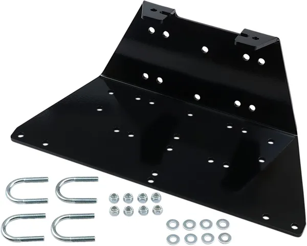 Winch Mount Mud Utv Kaw Black, 1, nordicamoto.ro