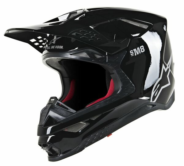 Supertech M8 Solid Mx Helmet Black  L, 1, nordicamoto.ro