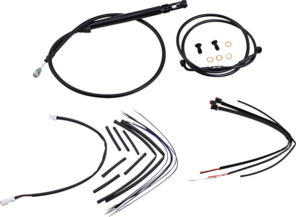 Jail Bar Cable Kit Black, 1, nordicamoto.ro