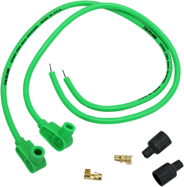 Universal Spark Plug Wire Kit Green, 1, nordicamoto.ro