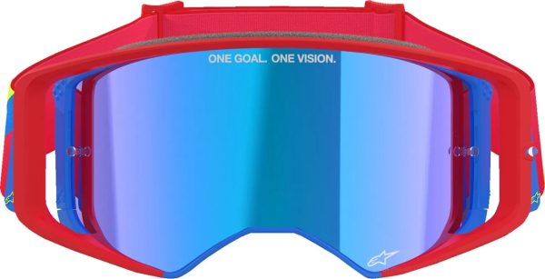Alpinestars Supertech Corp Abs Vision védőszemüveg, piros/kék, EGY MÉRET MINDENKINEK, 4, nordicamoto.ro