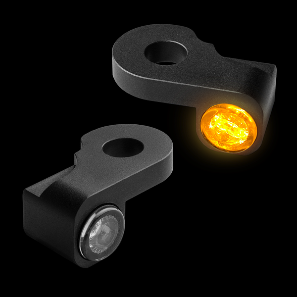 Nano Series Handlebar Turn Signals Black, 2, nordicamoto.ro