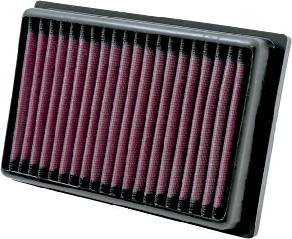 High-flow Air Filter Black, Red, 1, nordicamoto.ro
