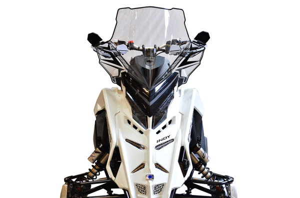 Powermadd Windshield Polaris Matryx Tall (20") Clear w/Black Graphics, 1, nordicamoto.ro