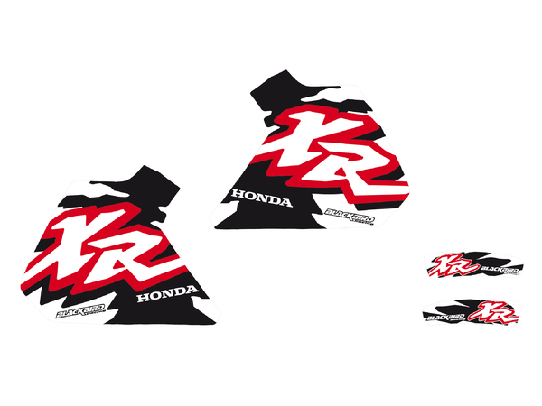 Graphics Kit With Seat Cover Black, Red, White, 1, nordicamoto.ro