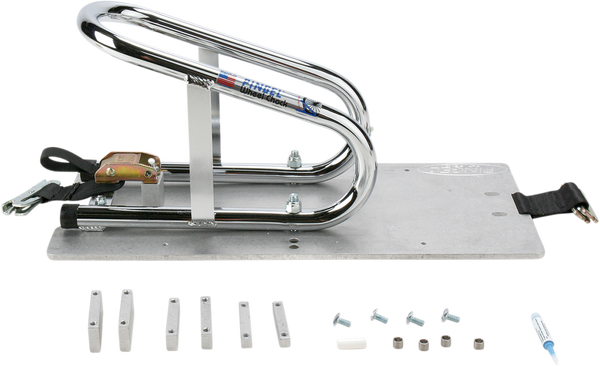 Removable E-track Chock Chrome, 1, nordicamoto.ro