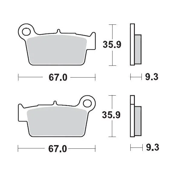 Nitro Sport fékbetétek, 1, nordicamoto.ro