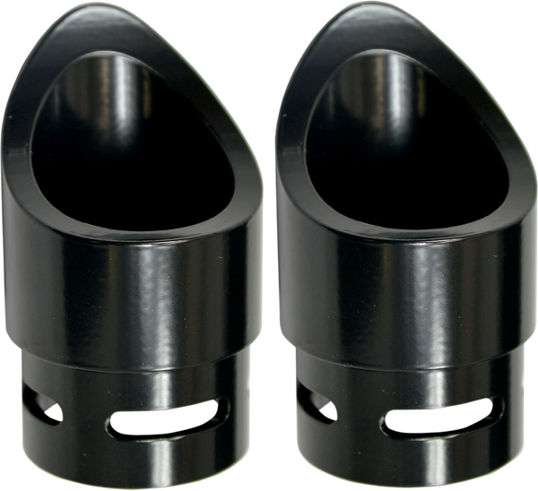 Family Jewel Exhaust Tip Black, Ceramic-coated, 1, nordicamoto.ro
