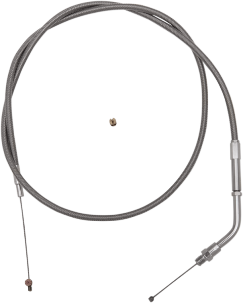 Stainless Steel Throttle/idle Cable Silver +152 mm (6''), 1, nordicamoto.ro