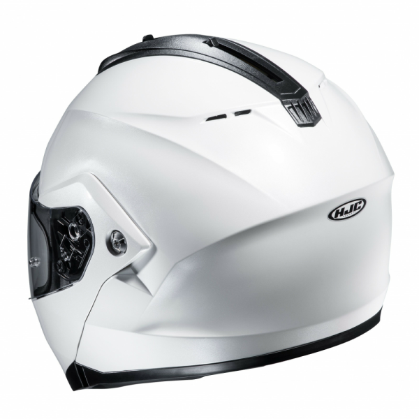 Casca HJC C91 Solid Alb XL, 1, nordicamoto.ro