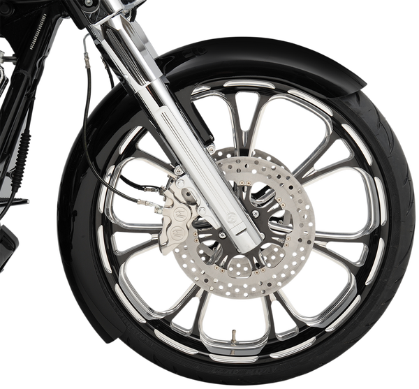 Two-piece Brake Rotor Black, Silver, Matte, 3, nordicamoto.ro
