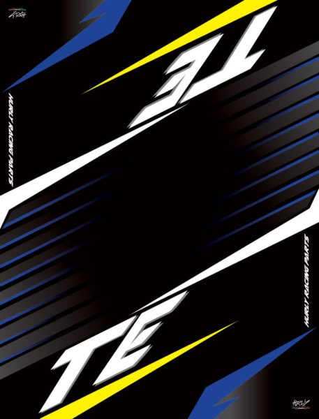 Workstation Floor Mat Black, Blue, White, Yellow, 1, nordicamoto.ro