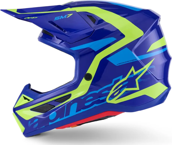 Alpinestars SM7 Deed Blue XL bukósisak, 6, nordicamoto.ro